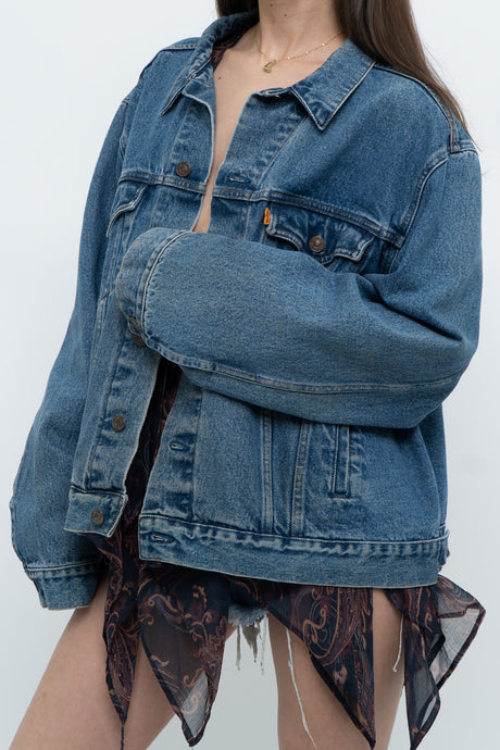 Vintage x LEVIS Orange Tab Midwash Denim Jacket (M-XL)