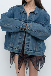 Vintage x LEVIS Orange Tab Midwash Denim Jacket (M-XL)