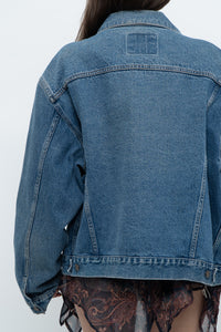 Vintage x LEVIS Orange Tab Midwash Denim Jacket (M-XL)