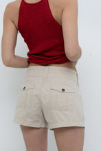 Load image into Gallery viewer, Vintage x JACOB Beige Cotton Shorts (S, M)