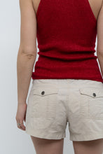 Load image into Gallery viewer, Vintage x JACOB Beige Cotton Shorts (S, M)
