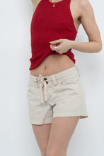 Load image into Gallery viewer, Vintage x JACOB Beige Cotton Shorts (S, M)