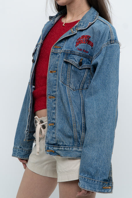 Vintage x PLANET HOLLYWOOD Las Vegas Denim Jacket (XS-L)