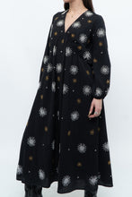 Load image into Gallery viewer, SUNDRESS x Black Silver, Gold Beaded Maxi Dress (XS-M)