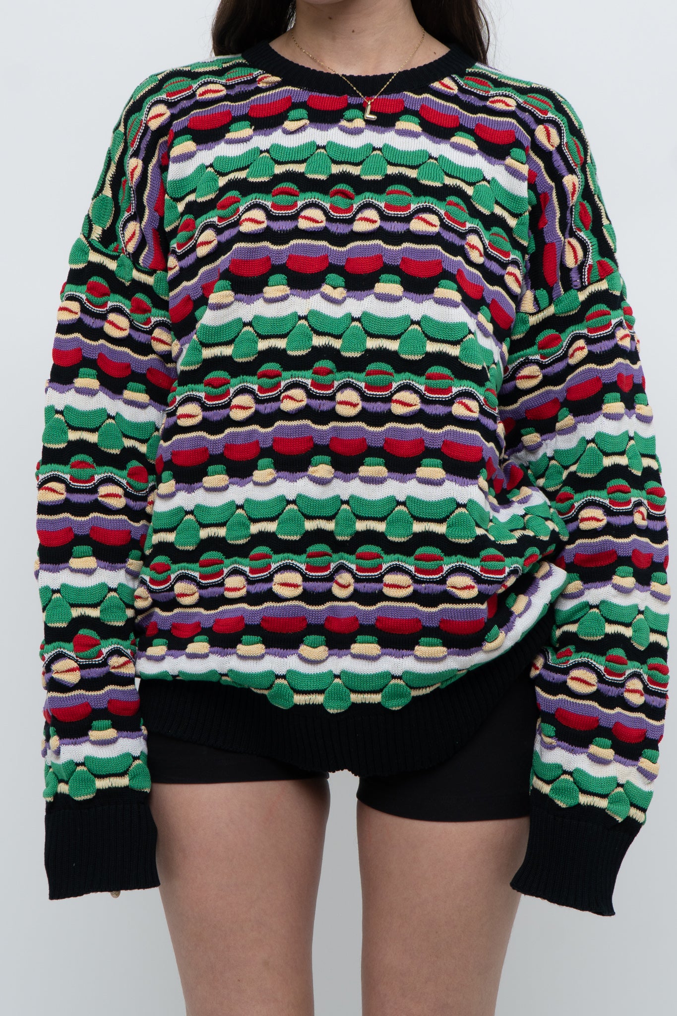 Vintage x Made in Australia x KALAROO AUSTRALIA Colourful Cotton Raised Knit (XS-XL)