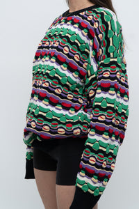Vintage x Made in Australia x KALAROO AUSTRALIA Colourful Cotton Raised Knit (XS-XL)