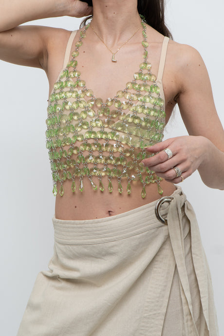 Modern x UO Deadstock Green Chainlink Top (XS-L)