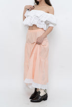 Load image into Gallery viewer, ZARA x Cotton White Off-Shoulder Cropped Bohemian Top (M, L)