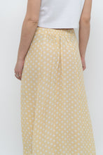 Load image into Gallery viewer, FAITHFUL THE BRAND x Yellow Dotted Midi Skirt (M)