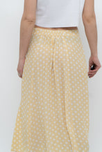 Load image into Gallery viewer, FAITHFUL THE BRAND x Yellow Dotted Midi Skirt (M)