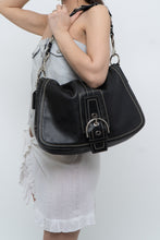 Load image into Gallery viewer, Vintage x COACH Black Leather Oversized Purse