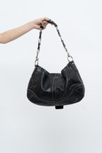 Load image into Gallery viewer, Vintage x COACH Black Leather Oversized Purse