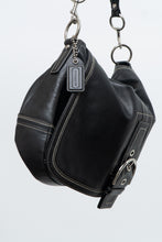 Load image into Gallery viewer, Vintage x COACH Black Leather Oversized Purse