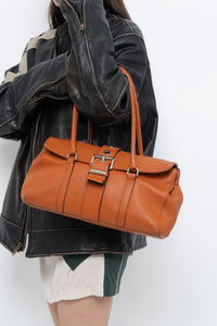 Vintage x CNKW Orange Pebble Leather Purse