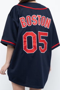 Vintage x LIQUID BLUE Navy Rolling Stones Boston Jersey (XS-XL)
