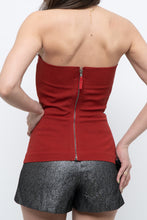 Load image into Gallery viewer, RICK OWENS x Red Textured Tube Top (M, L)