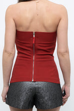 Load image into Gallery viewer, RICK OWENS x Red Textured Tube Top (M, L)