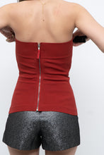 Load image into Gallery viewer, RICK OWENS x Red Textured Tube Top (M, L)