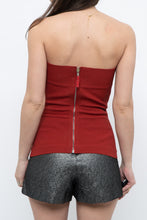 Load image into Gallery viewer, RICK OWENS x Red Textured Tube Top (M, L)