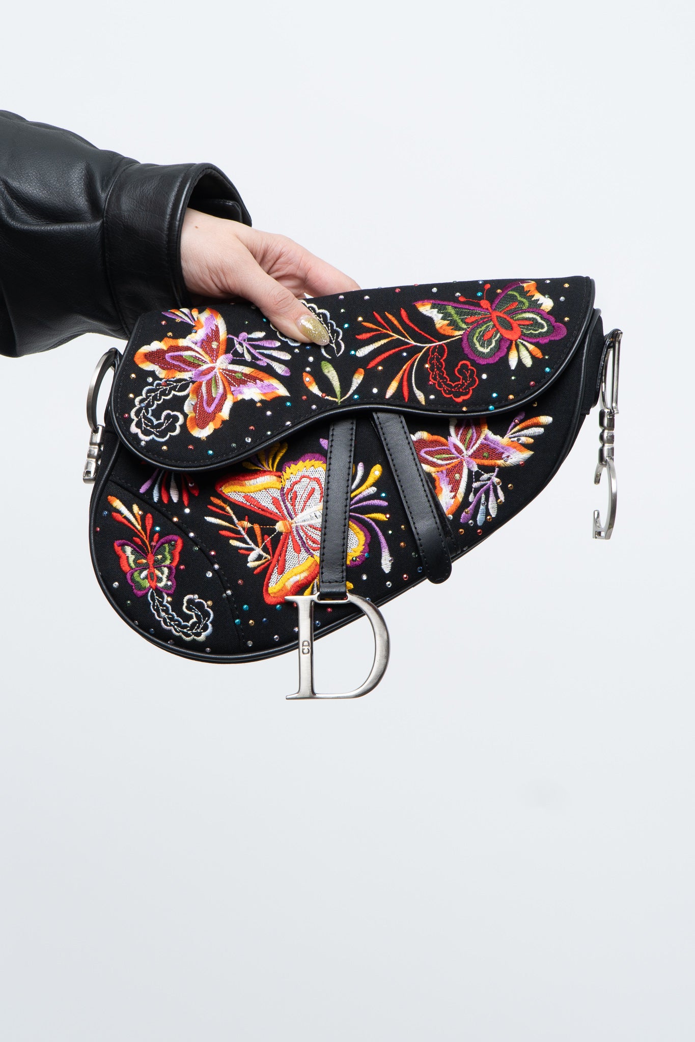 DIOR x Butterfly Rhinestone Purse
