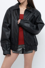 Load image into Gallery viewer, Vintage x WILSONS Black Leather Bomber (S, M)