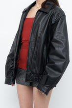 Load image into Gallery viewer, Vintage x WILSONS Black Leather Bomber (S, M)