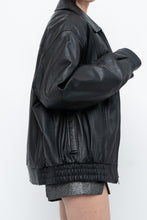 Load image into Gallery viewer, Vintage x WILSONS Black Leather Bomber (S, M)