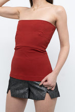 Load image into Gallery viewer, RICK OWENS x Red Textured Tube Top (M, L)