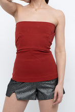 Load image into Gallery viewer, RICK OWENS x Red Textured Tube Top (M, L)