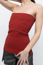 Load image into Gallery viewer, RICK OWENS x Red Textured Tube Top (M, L)
