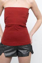 Load image into Gallery viewer, RICK OWENS x Red Textured Tube Top (M, L)