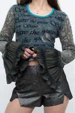 Load image into Gallery viewer, Vintage x SAVE THE QUEEN Blue Mesh Long Sleeve (M, L)