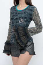 Load image into Gallery viewer, Vintage x SAVE THE QUEEN Blue Mesh Long Sleeve (M, L)