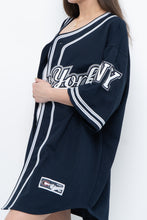 Load image into Gallery viewer, Vintage x New York Navy Baseball Jersey (M-XL)