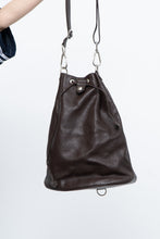 Load image into Gallery viewer, Vintage x PORSCHE DESIGN Brown Pebble Leather Bucket Purse