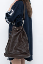 Load image into Gallery viewer, Vintage x PORSCHE DESIGN Brown Pebble Leather Bucket Purse