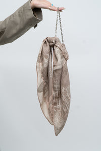 Vintage x Streetscape Baby Pink Silk Scarf