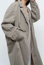 Load image into Gallery viewer, Vintage x Beige Cotton Mid-length Trench (M, L)