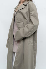 Load image into Gallery viewer, Vintage x Beige Cotton Mid-length Trench (M, L)