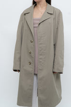 Load image into Gallery viewer, Vintage x Beige Cotton Mid-length Trench (M, L)