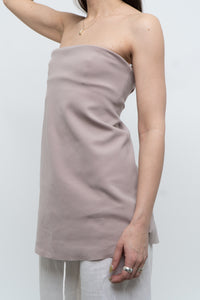 BABATON x Nude Pink Strapless Top (S)