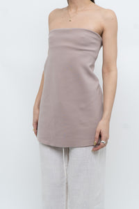 BABATON x Nude Pink Strapless Top (S)