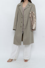 Load image into Gallery viewer, Vintage x Beige Cotton Mid-length Trench (M, L)
