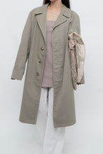 Load image into Gallery viewer, Vintage x Beige Cotton Mid-length Trench (M, L)