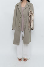 Load image into Gallery viewer, Vintage x Beige Cotton Mid-length Trench (M, L)