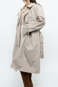 Vintage x Made in Korea x MOORES Beige Cotton-Blend Trench (M, L)