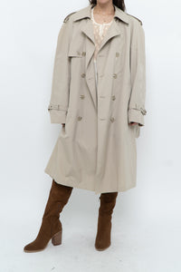 Vintage x Made in Korea x MOORES Beige Cotton-Blend Trench (M, L)
