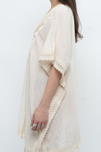 Load image into Gallery viewer, Vintage x Beige Embroidered Flowy Dress (XS-M)
