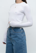 Load image into Gallery viewer, ATM x Made in Peru x Ultra Soft Ribbed White Long Sleeve (S, M)