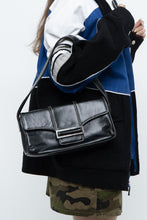 Load image into Gallery viewer, Vintage x Made in Argentina x CARLA DANELLI Black Stitched Leather Purse